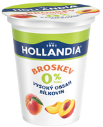 Hollandia Jogurt nízkotučný broskev