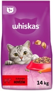 Whiskas Dry hovězí granule pro kočky
