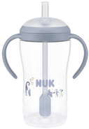 NUK Láhev na učení Perfect Match brčko Pengu (260 ml)