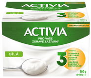 Activia probiotický jogurt bílý 8x120g