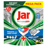 Jar Kapsle na nádobí Platinum Plus Blue Deep Clean - 102ks
