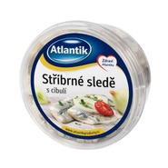 Atlantik Stříbrné sledě s cibulí 3 x 150g