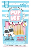 PUP ICE Chladící pochoutka s jahodou a banánem 2ks