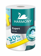 Harmony Big One Papírové utěrky 3vrstvé bílé, 1 role