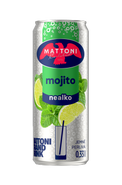 Mattoni Mojito nealko drink, plech