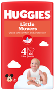 Huggies Little Movers vel. 4 (7-18 kg)