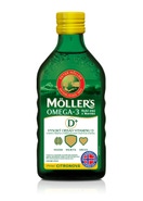 Mollers Omega 3 Rybí olej D+ 250 ml