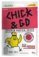 Chick&Go Sušené plátky z kuřecího masa s paprikou a pepřem