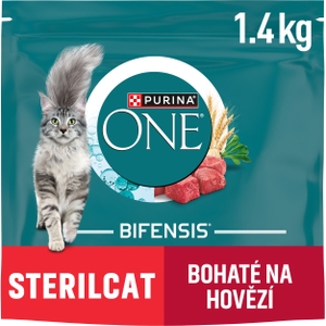 Purina ONE Bifensis Sterilised granule pro kočky, hovězí