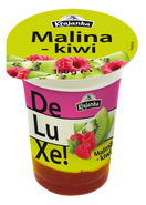 Krajanka DeLuXe&nbsp;smetanový jogurt 7,2% malina-kiwi