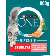 Purina ONE Bifensis Sterilised granule pro kočky losos