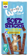 Wow Cat Soft Sticks Salmon 6x5 g
