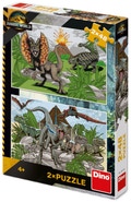 Dino Toys Jurský svět puzzle, 2x 48 dílků