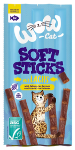 Wow Cat Soft Sticks Salmon 6x5 g