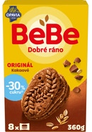 Opavia sušenky kakaové BeBe Dobré Ráno -30% cukru 8 x 45g