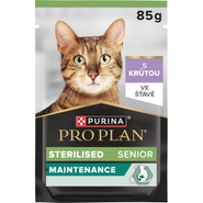 ProPlan Cat Senior 7+ Sterilised, terina s krůtou, kapsička pro kočky