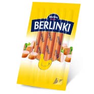 Morliny Párky berlinki kuřecí (84% masa)