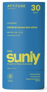 Attitude Sunly Dětský minerální opalovací krém SPF 30 bez vůně