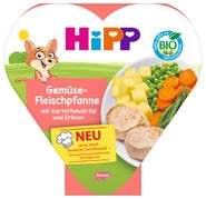 HiPP BIO Zeleninovo-masová smes s nakrájenými brambory a&nbsp;hráškem