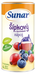Sunar Rozpustný nápoj šípkový s borůvkami