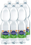 Hanácká Kyselka Voda minerální ochucená zahradní směs 6 x 1,5 l