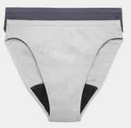 Marks & Spencer Menstruační kalhotky, barva:šedá Velikost:8 