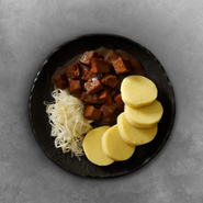 Authentic Seitanové výpečky se zelím a bramborovým knedlíkem