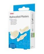 Dr.Max Hydrocolloid Plasters 3 velikosti náplasti na puchýře 6 ks