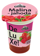 Krajanka DeLuXe&nbsp;smetanový jogurt 7,2% malina-jahoda