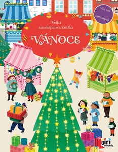 JIRI MODELS Velká samolepková knížka Vánoce