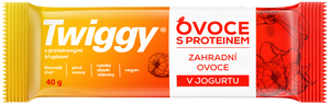 Twiggy Protein tyčinka se zahradními plody v jogurtové polevě