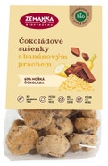 Biopekárna Zemanka Bio sušenky s čokoládou a banánovým prachem