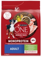 Purina ONE Medium/Maxi Monoprotein granule pro psy krůta
