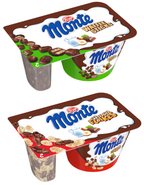 Zott Monte Mix příchutí (Waffle sticks, Choco flakes), 1ks