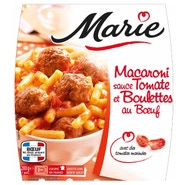 Marie Macaroni v tomatové omáčce s kuličkami z hovězího masa