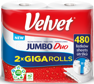 Velvet Kuchyňské utěrky Jumbo Duo 2vrstvé