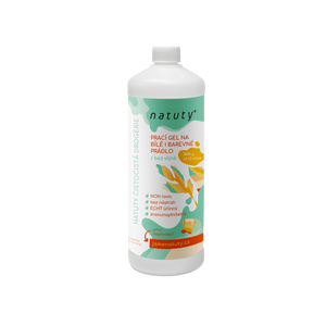 Natuty Prací gel na bílé i barevné prádlo bez vůně (1 l)