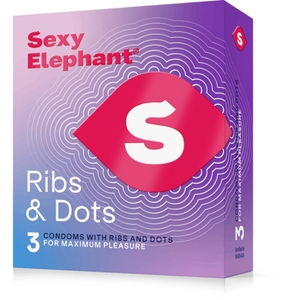 Náhled kategorie Sexy Elephant kondomy Ribbs&Dots