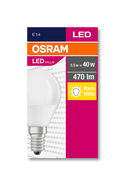 Osram LED Žárovka 5 W E14 Value teplá bílá