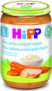 HiPP BIO Rýže s mrkví a krůtím masem 