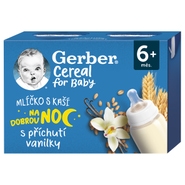 Gerber Mlíčko s kaší s vanilkovou příchutí (2x 200 ml)