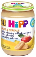 HiPP BIO Jablka a banány s dětskými keksy