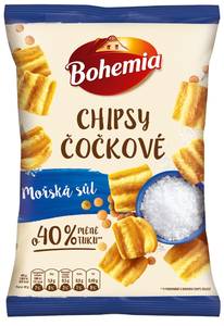 Bohemia Čočkové chipsy Mořská Sůl