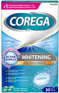 Corega Whitening čisticí tablety na zubní náhrady