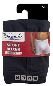 Bellinda Sport Boxer pánské boxerky černé, vel. M