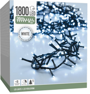 Koopman Řetěz LED 1800L IW, zelený kabel, 36 m