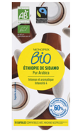 Monoprix Biologique BIO Káva Arabica Etiopie ze Sidamo, 10 kapslí