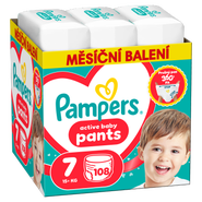 Pampers Plenkové kalhotky Monthly Box, vel. 7 (15+ kg)