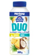 Mlékárna Kunín Duo zakysaný nápoj s příchutí ananas kokos