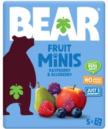 Bear Fruit Minis malina a borůvka 5x20g